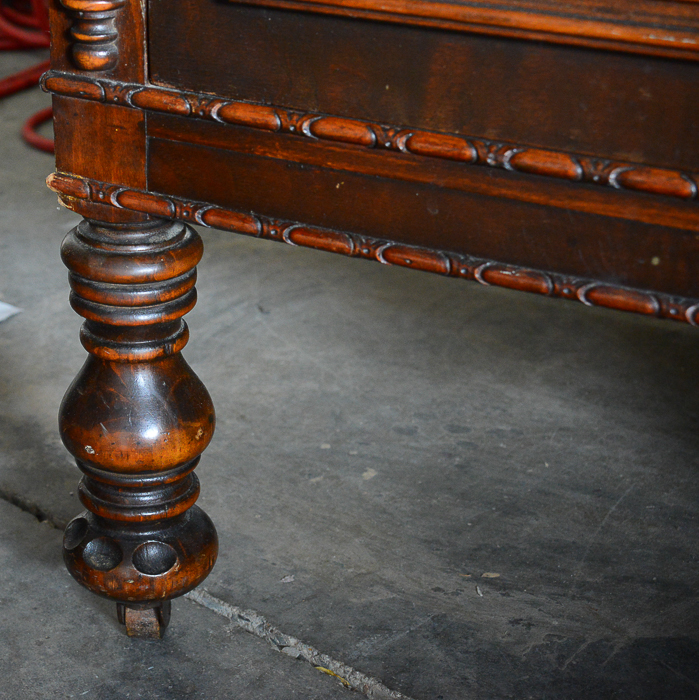 The Continental Furniture Co. Burled Spanish Walnut Chest