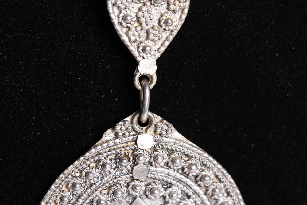 Israeli Sterling Silver Pendant Necklace