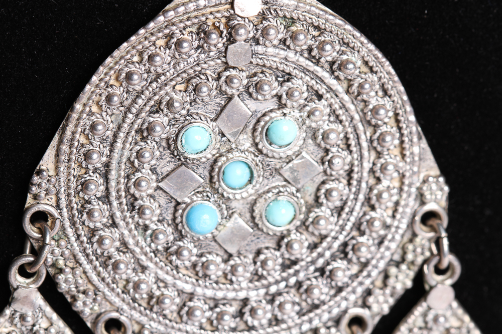 Israeli Sterling Silver Pendant Necklace