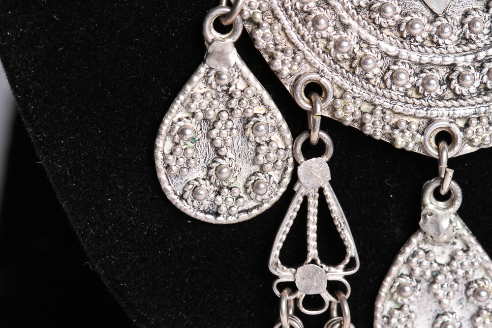 Israeli Sterling Silver Pendant Necklace