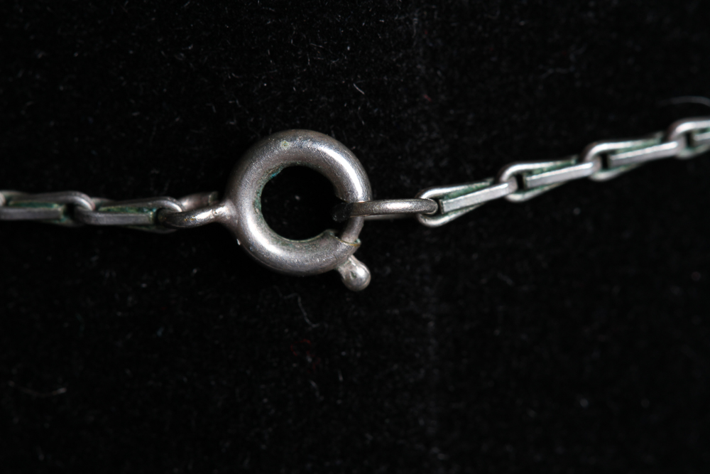 Israeli Sterling Silver Pendant Necklace