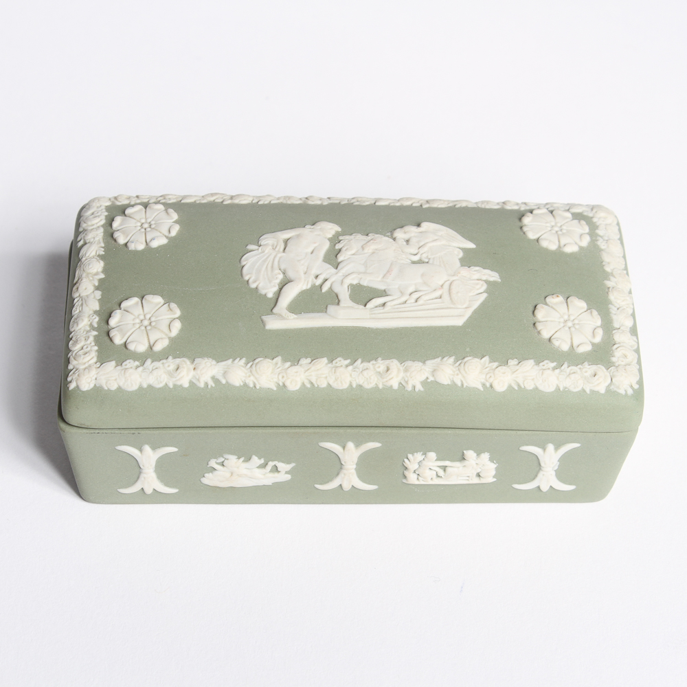 Green Wedgwood Trinket Box