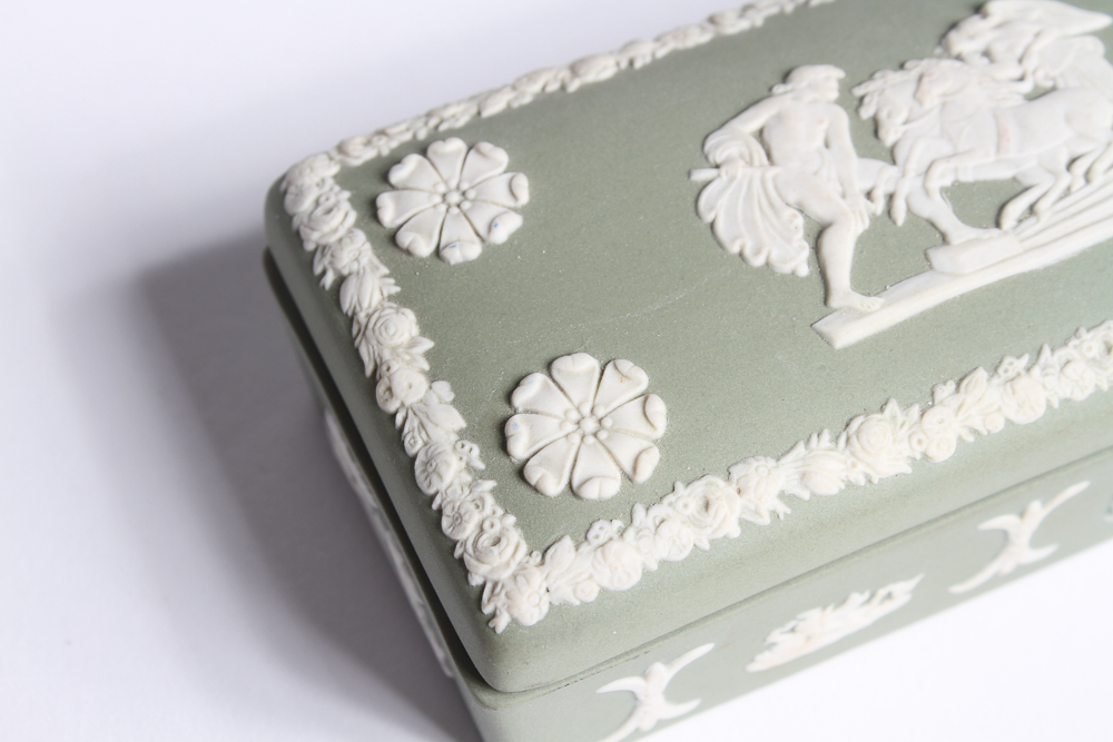Green Wedgwood Trinket Box