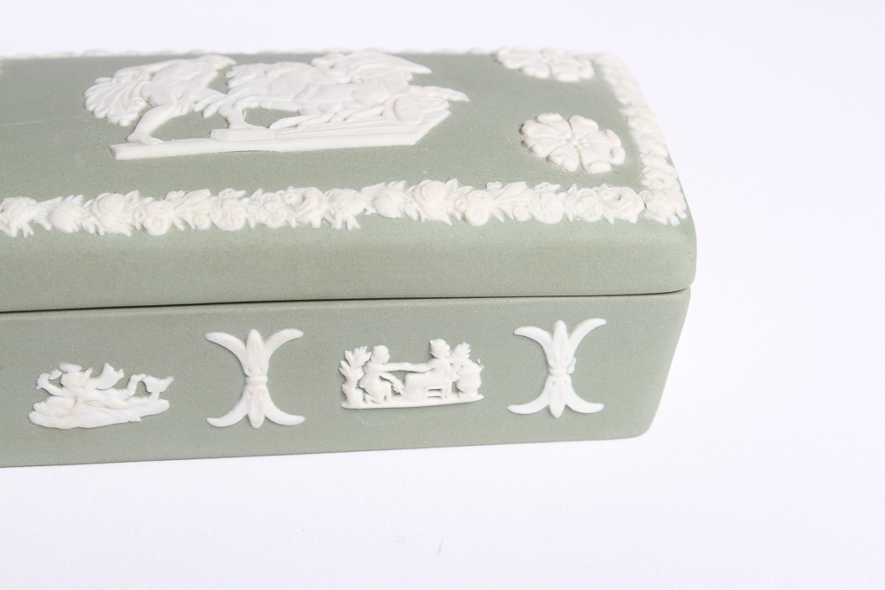 Green Wedgwood Trinket Box