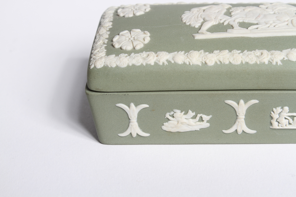 Green Wedgwood Trinket Box