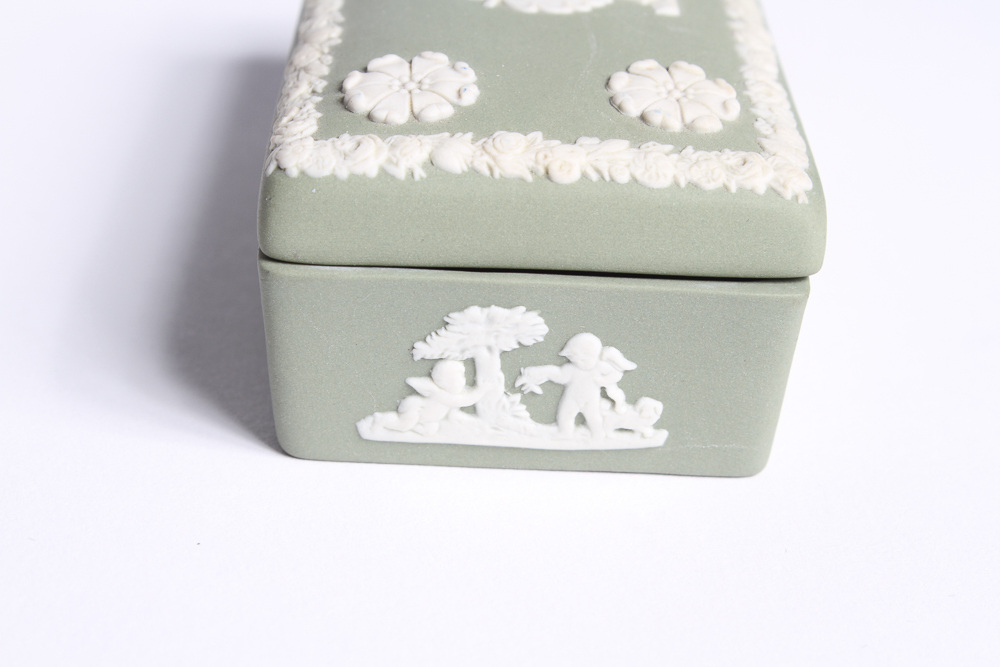 Green Wedgwood Trinket Box