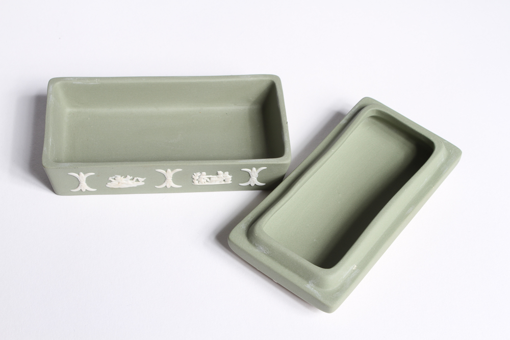 Green Wedgwood Trinket Box