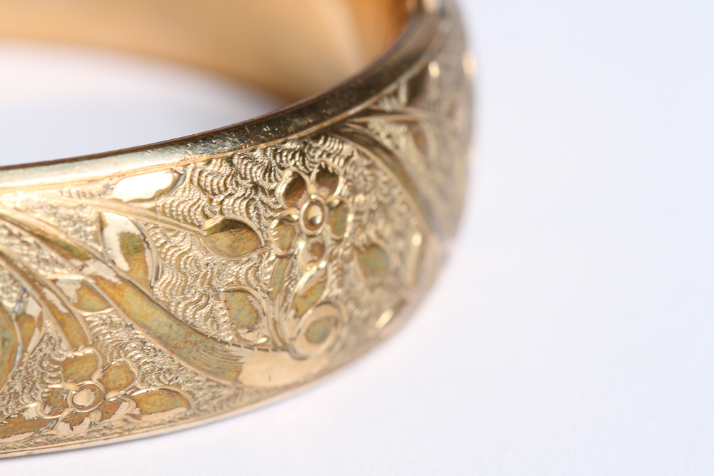 Vintage Gold Filled Monogram Bracelet