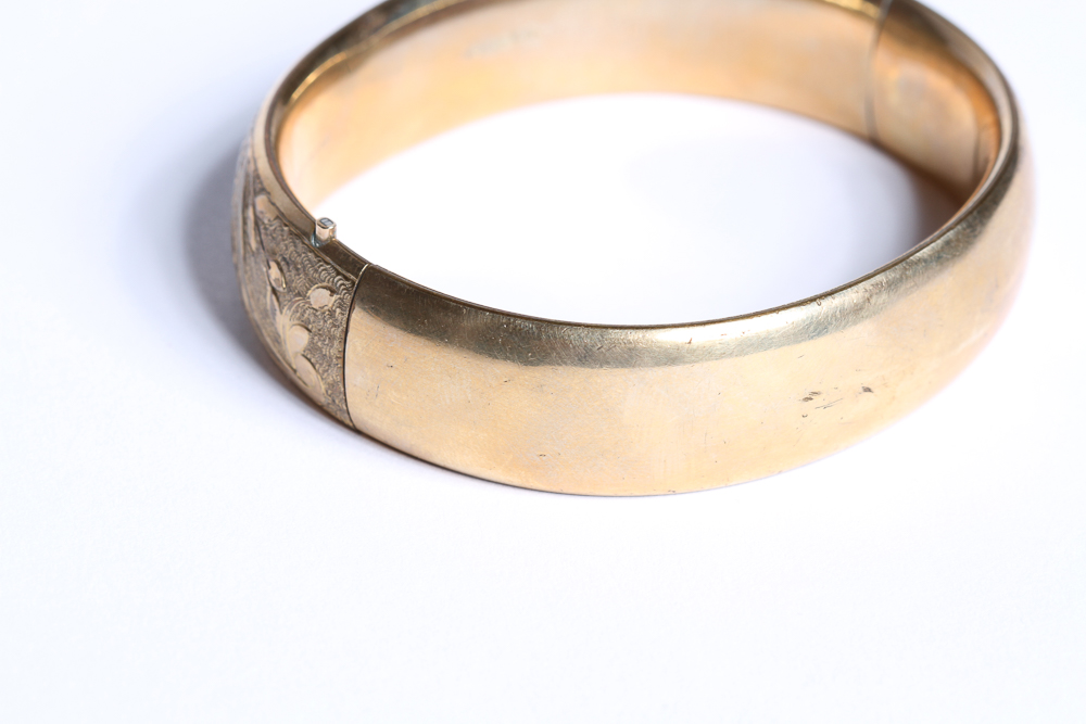 Vintage Gold Filled Monogram Bracelet