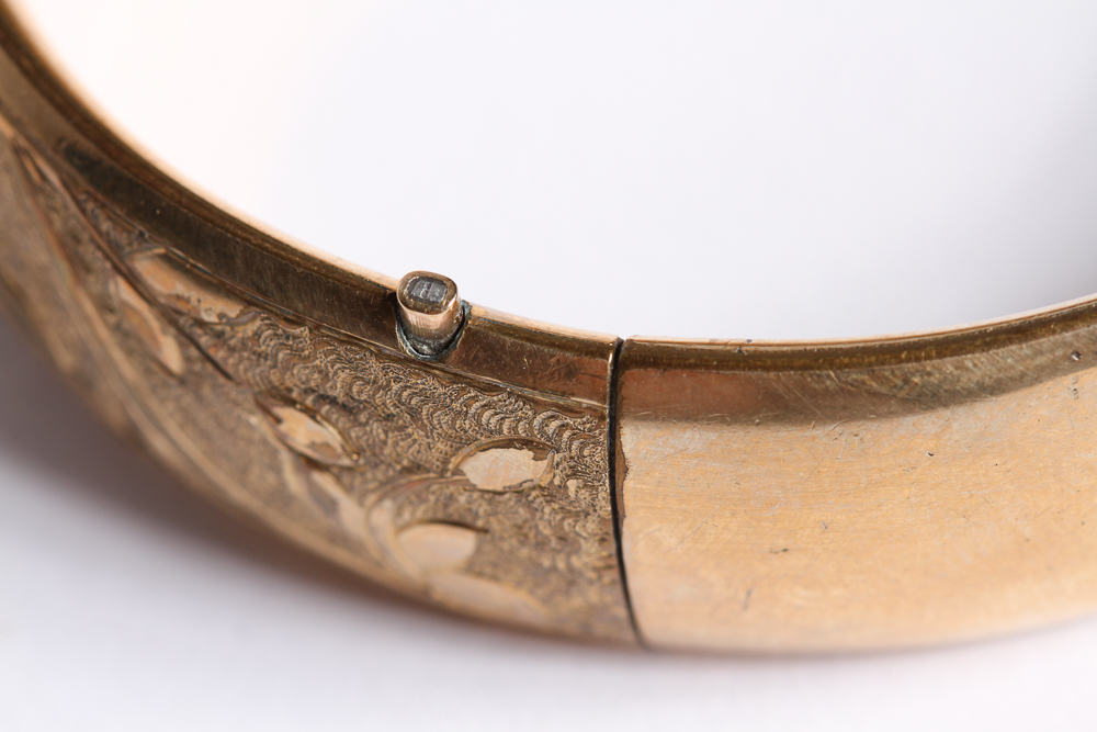 Vintage Gold Filled Monogram Bracelet