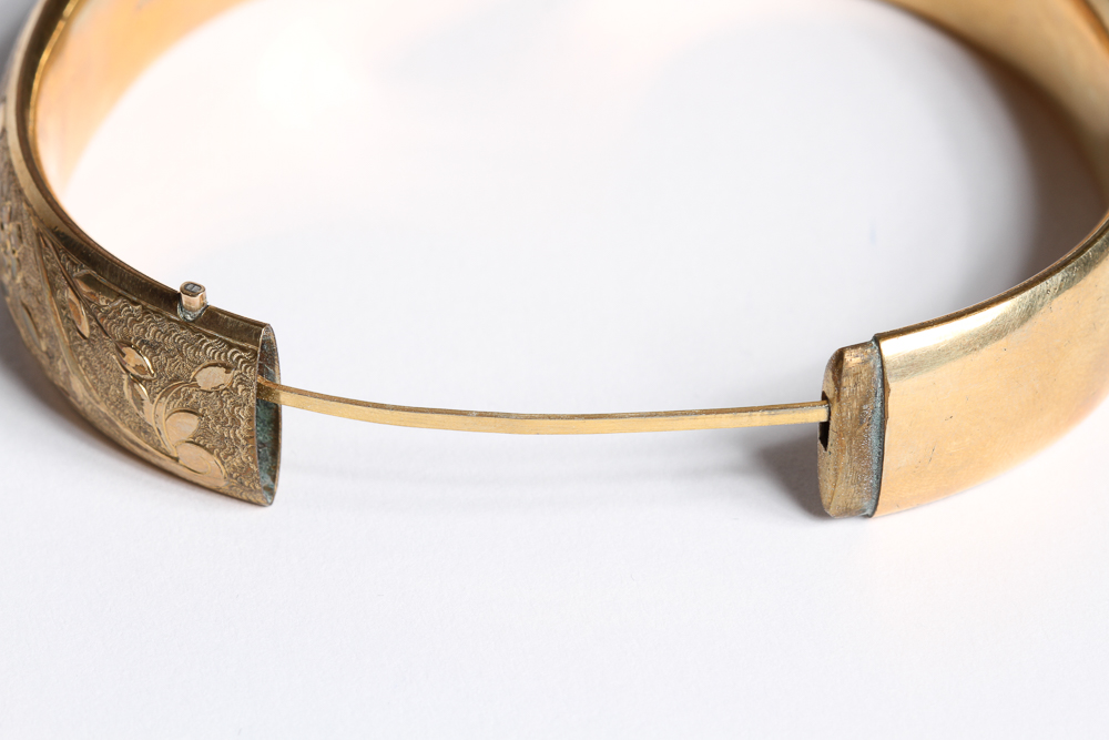 Vintage Gold Filled Monogram Bracelet