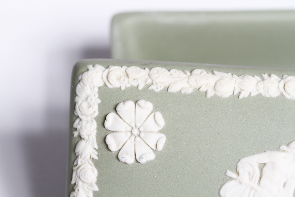 Green Wedgwood Trinket Box