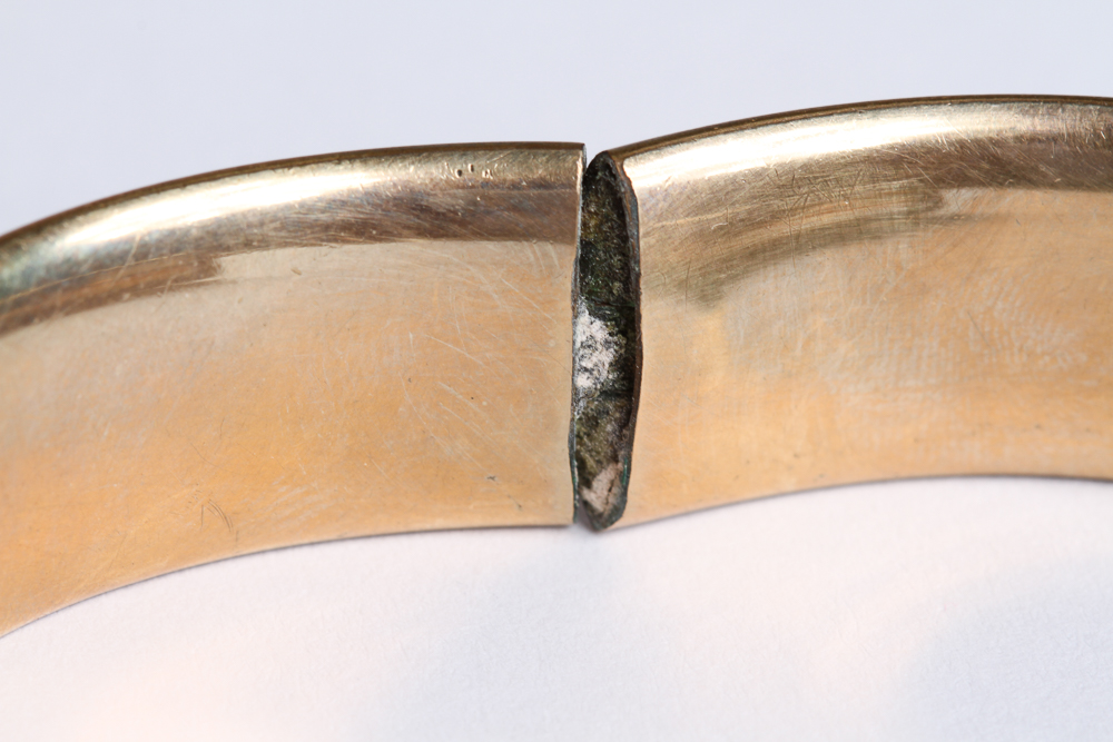 Vintage Gold Filled Monogram Bracelet