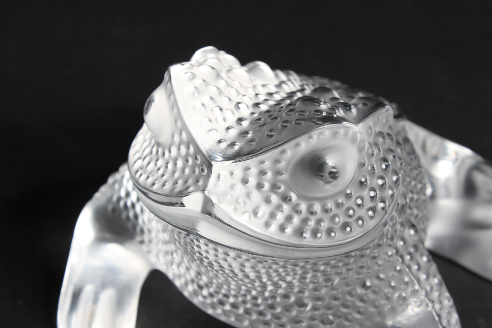 Lalique "Gregoire" Crystal Toad