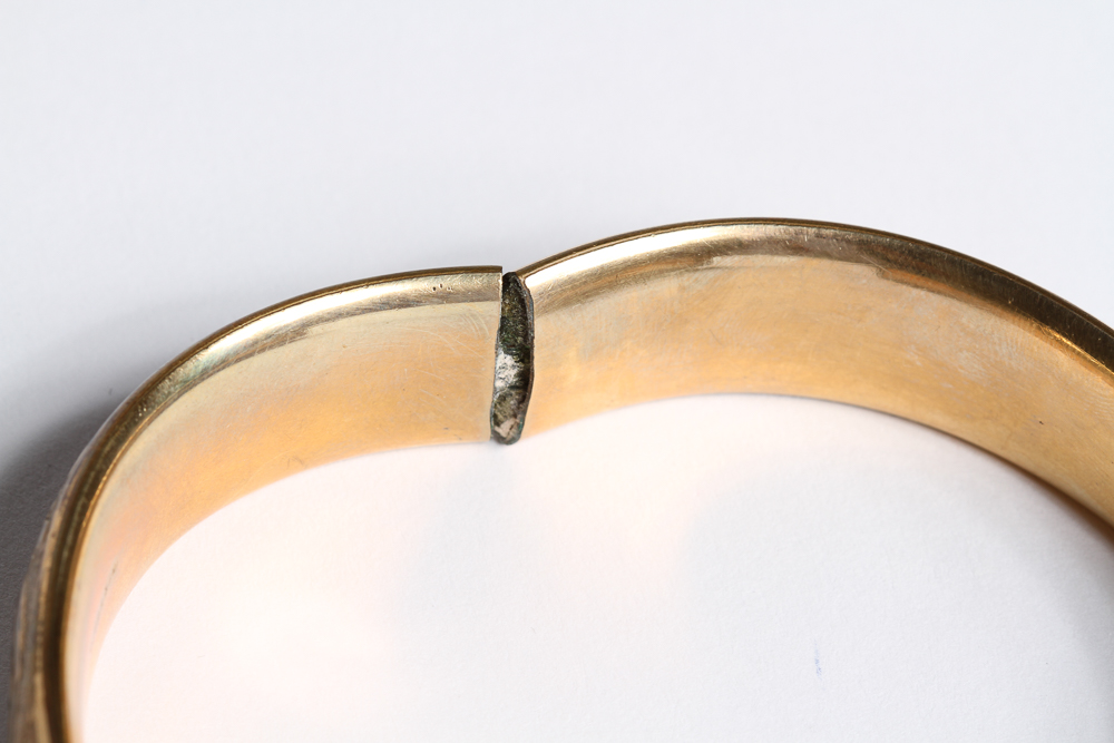 Vintage Gold Filled Monogram Bracelet