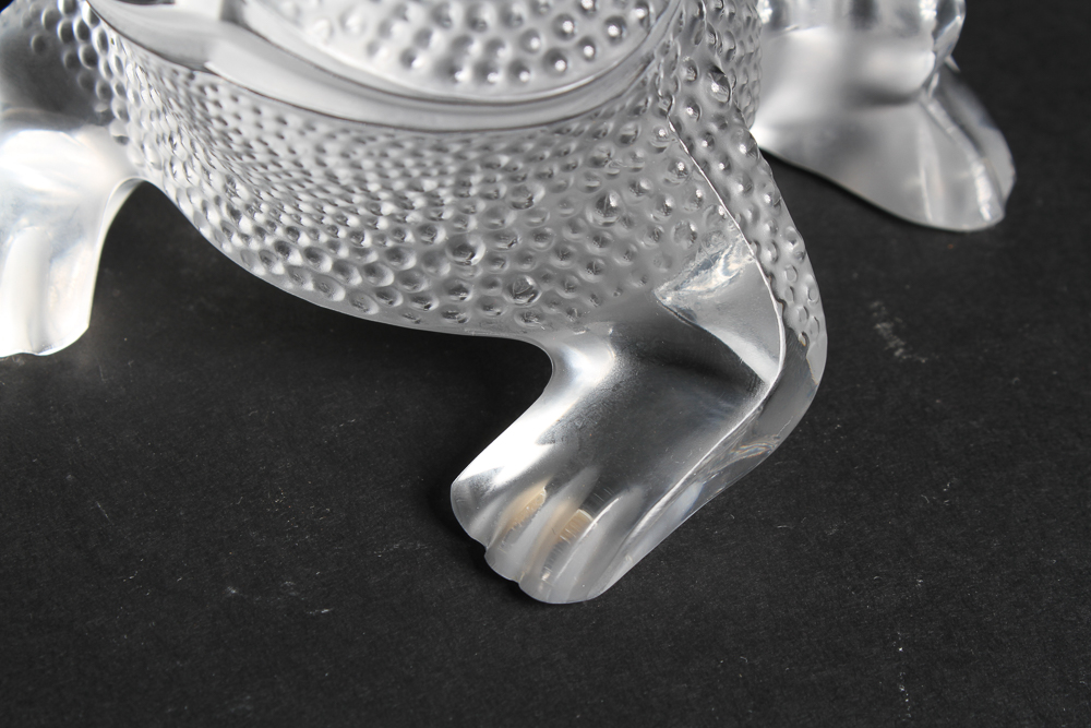 Lalique "Gregoire" Crystal Toad