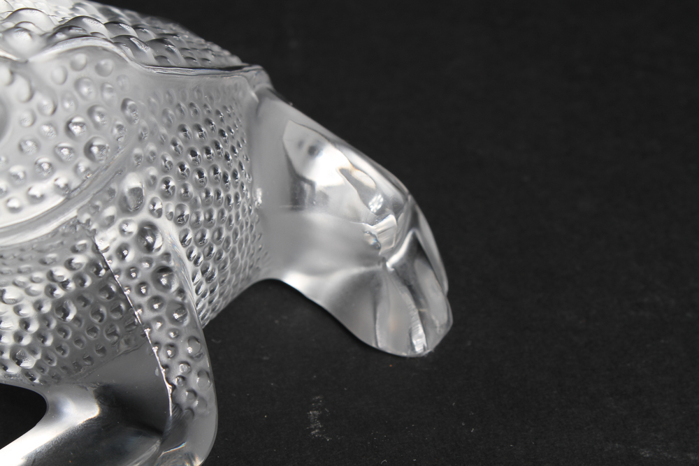 Lalique "Gregoire" Crystal Toad