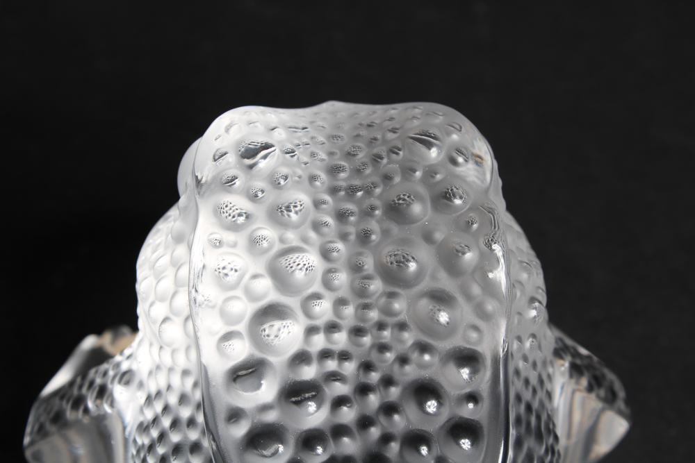 Lalique "Gregoire" Crystal Toad