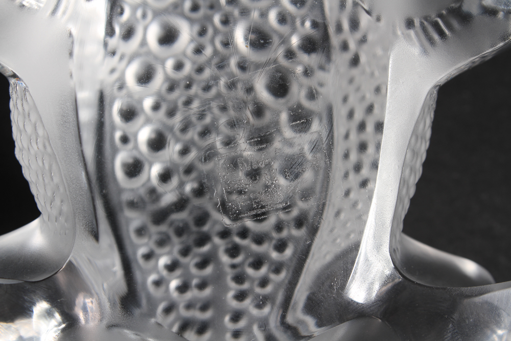 Lalique "Gregoire" Crystal Toad