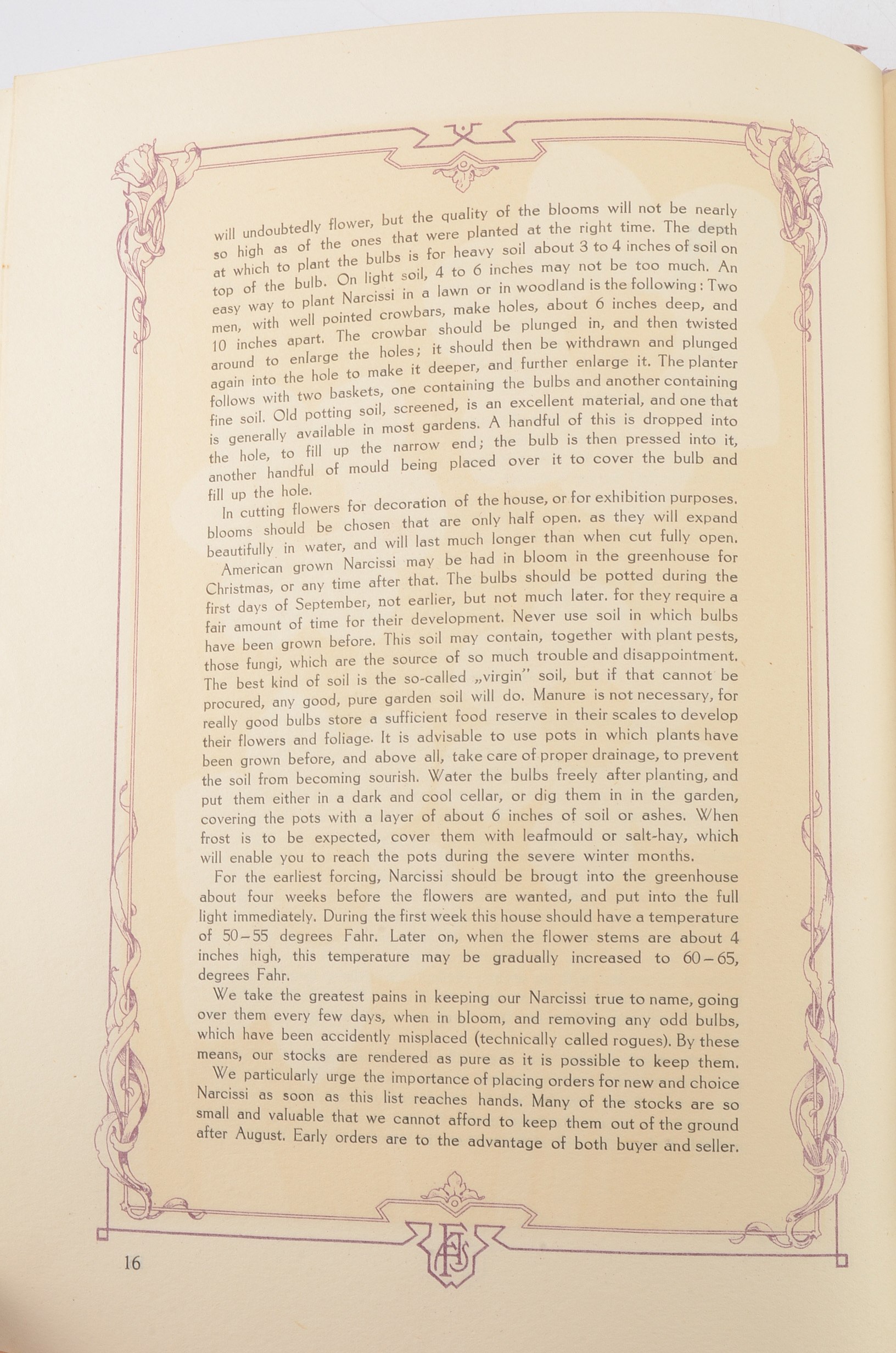 1930 Vintage Flower Catalog