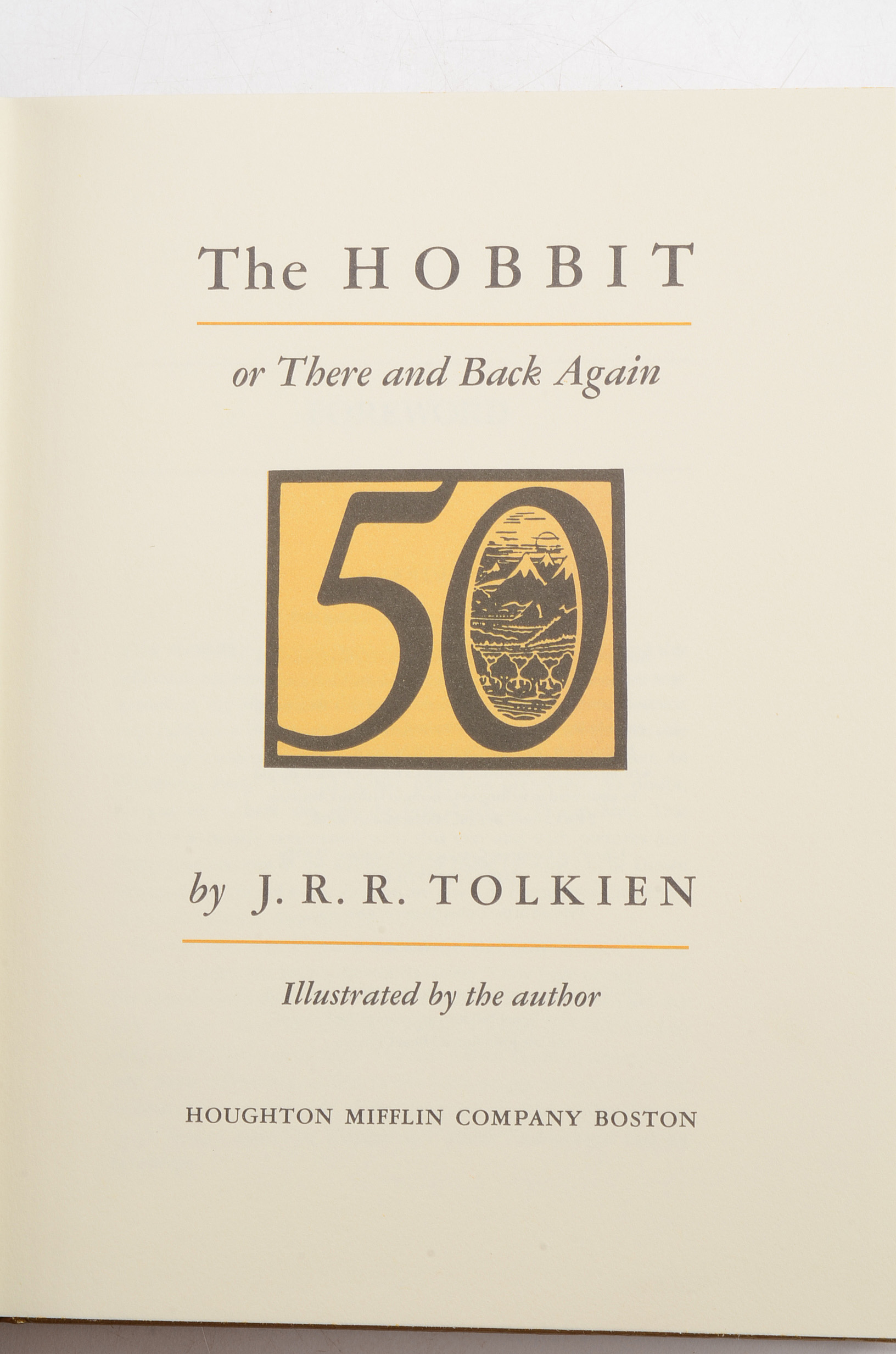 J.R.R. Tolkien's "The Hobbit" 50th Anniversary Edition