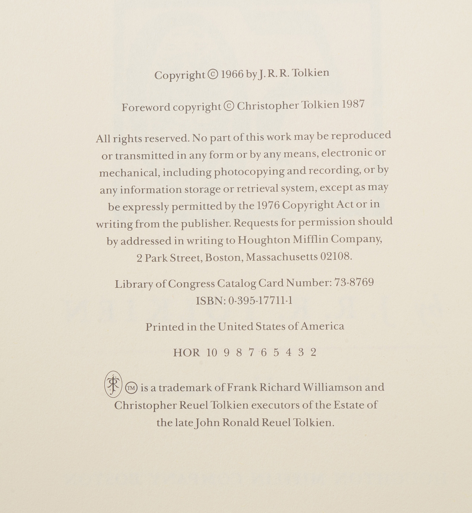 J.R.R. Tolkien's "The Hobbit" 50th Anniversary Edition