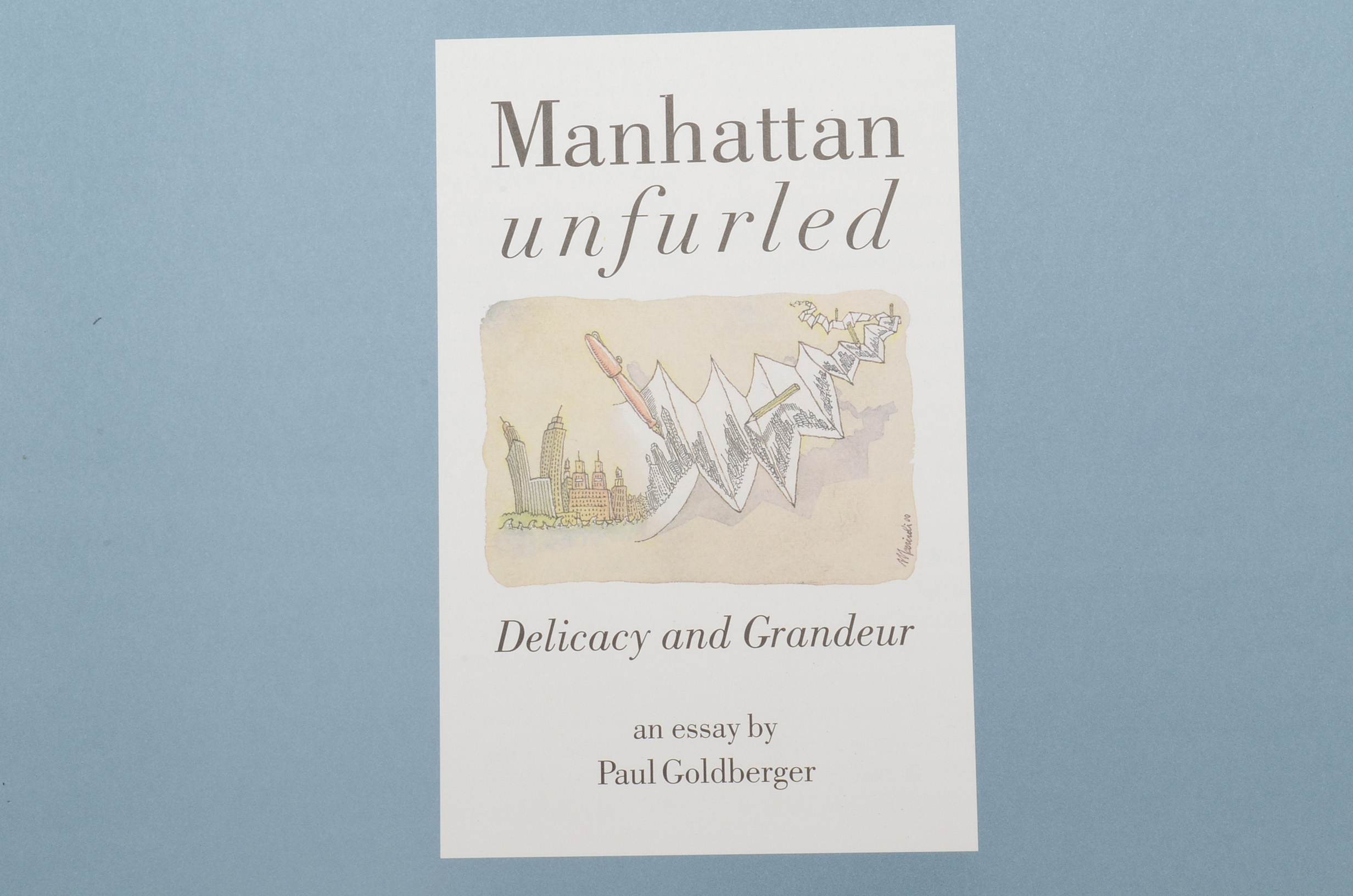 "Manhattan Unfurled" Art Book