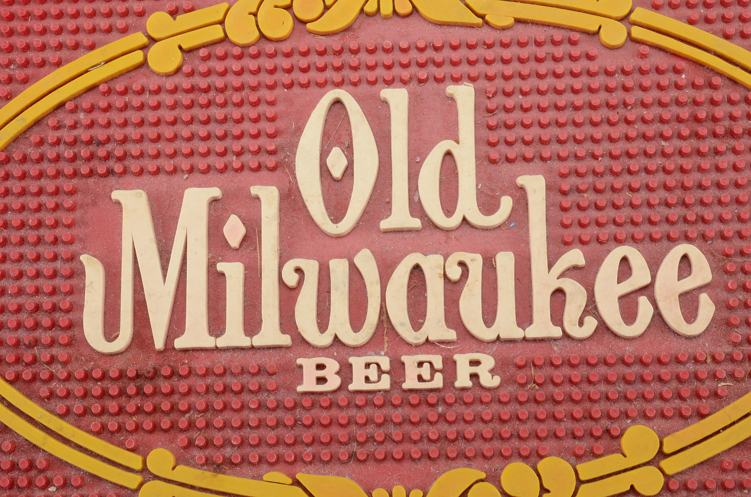 Old Milwaukee and Smirnoff Bar Mats