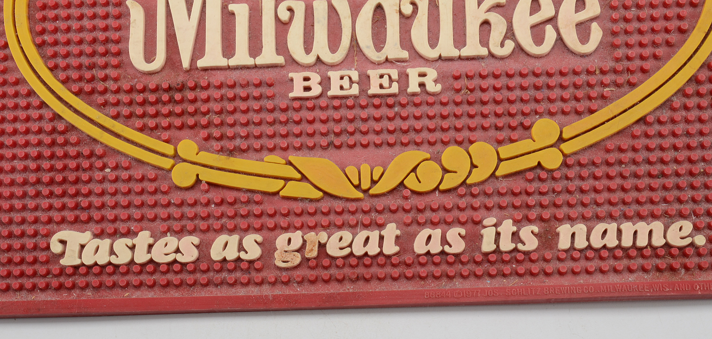 Old Milwaukee and Smirnoff Bar Mats