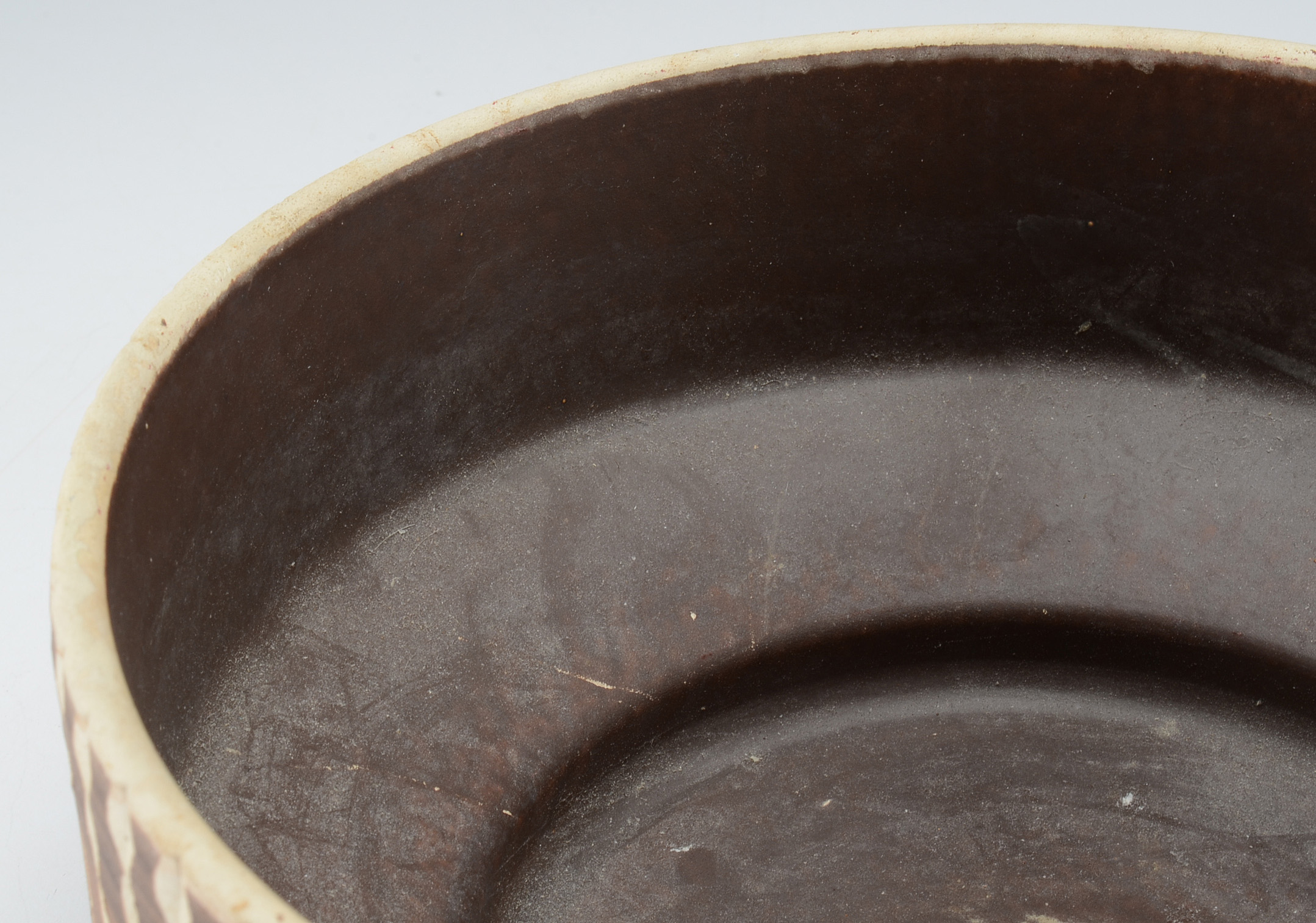 Modern Incised Art Pottery Bowl