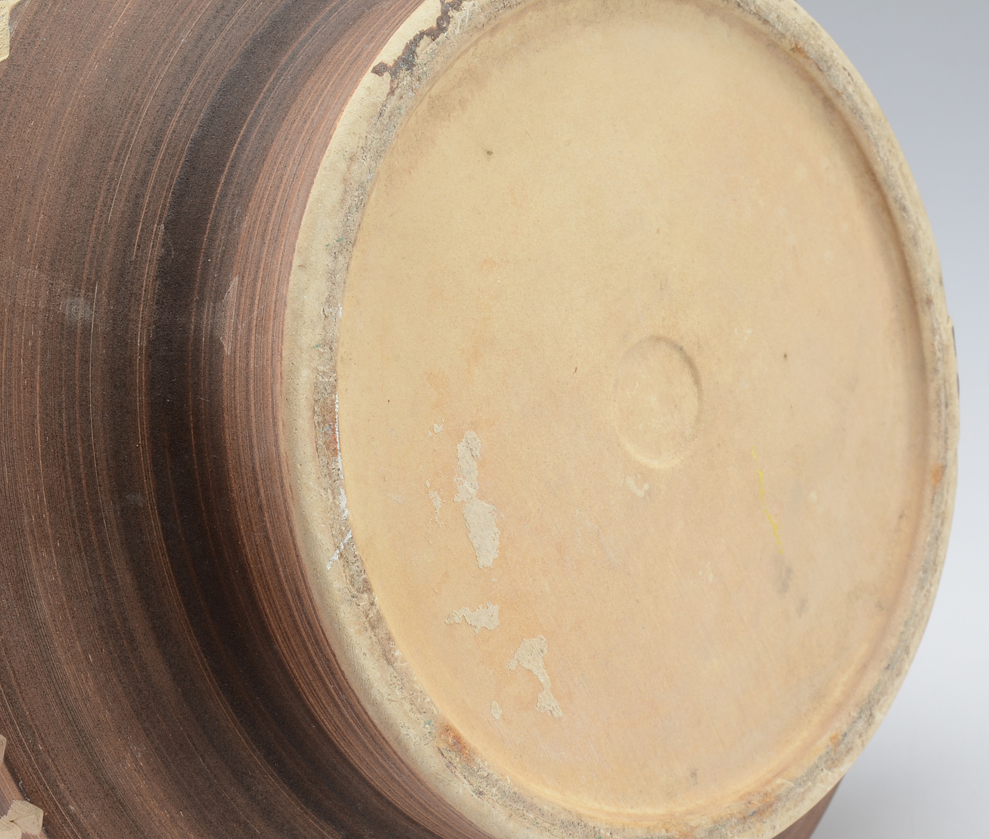 Modern Incised Art Pottery Bowl