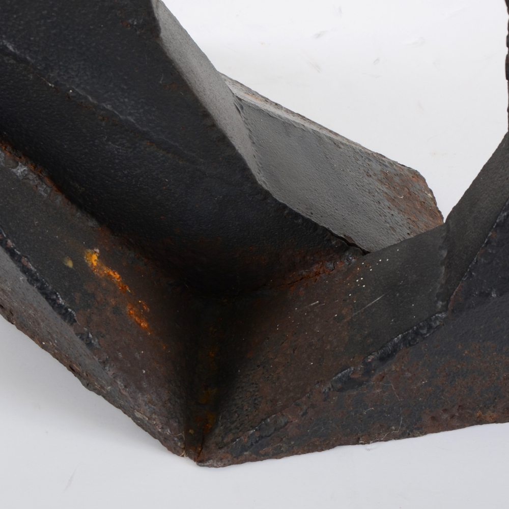 Brutalist  Abstract Iron Sculpture