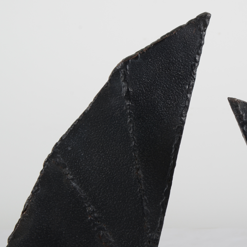 Brutalist  Abstract Iron Sculpture