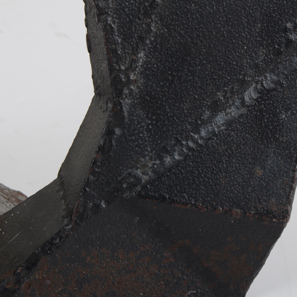 Brutalist  Abstract Iron Sculpture