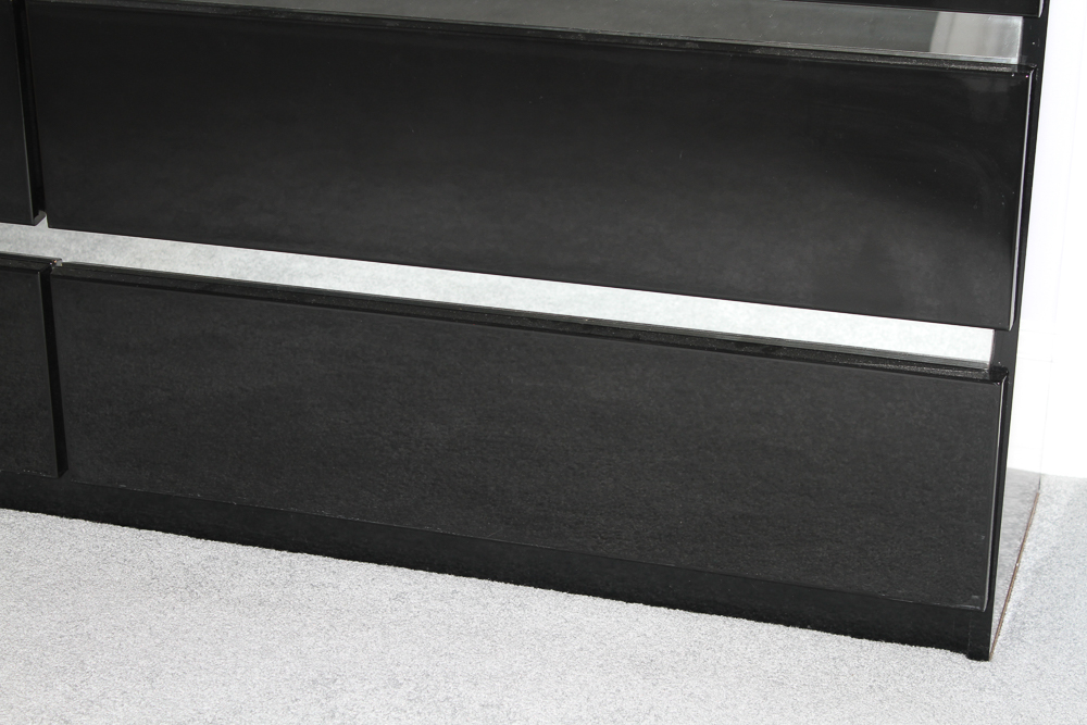 "Millennium" Contemporary Black Dresser