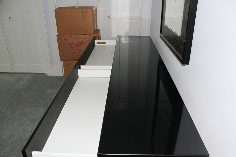 "Millennium" Contemporary Black Dresser