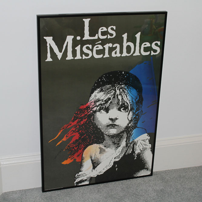 "Les Misérables" Poster and Book