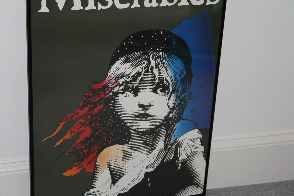 "Les Misérables" Poster and Book