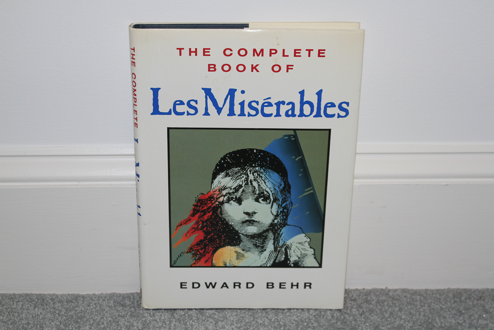 "Les Misérables" Poster and Book