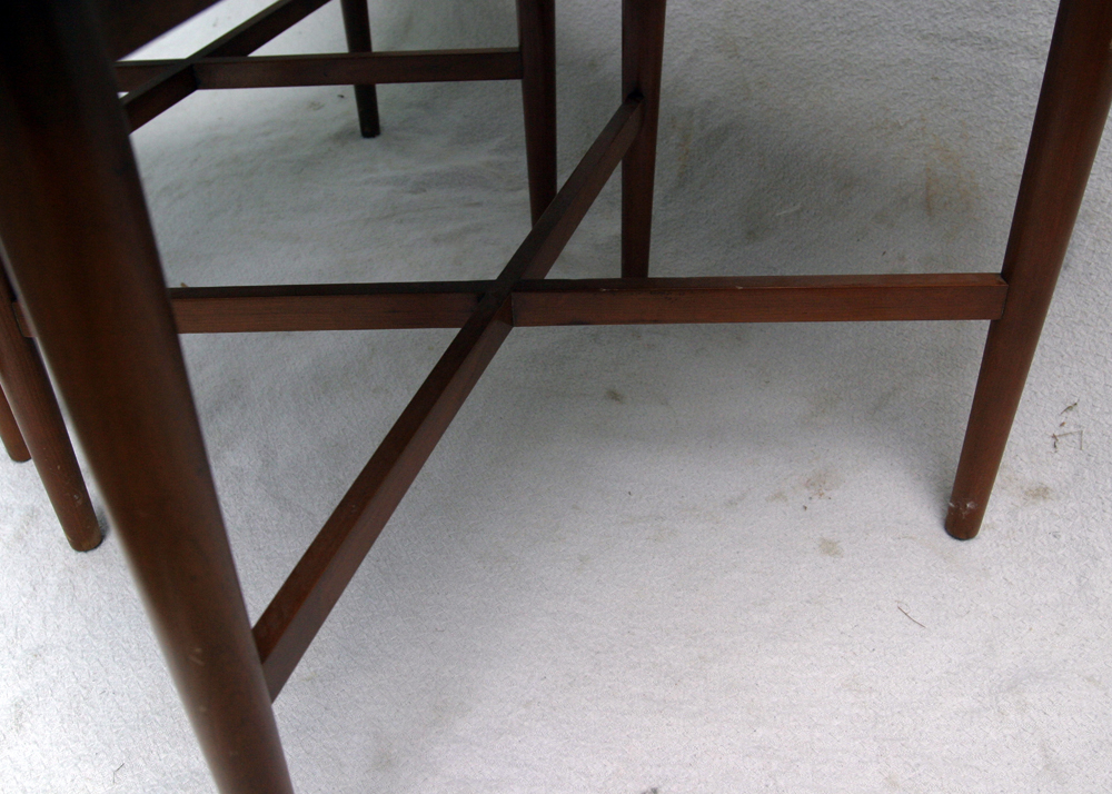 Mid Century Stone Top Side Tables