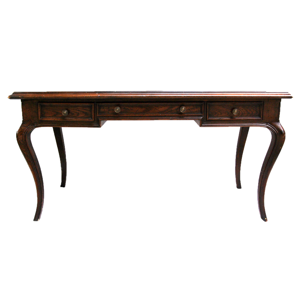 Vintage Henredon Wooden Desk with Sabre Legs