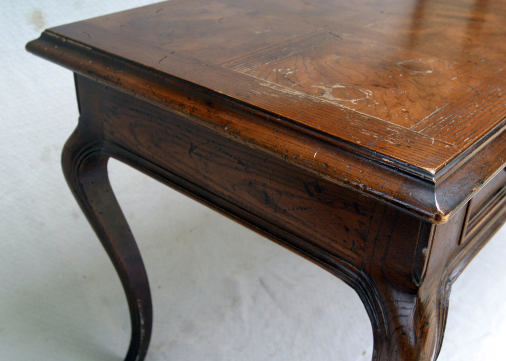 Vintage Henredon Wooden Desk with Sabre Legs