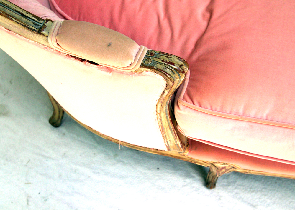 Vintage French Provincial Settee