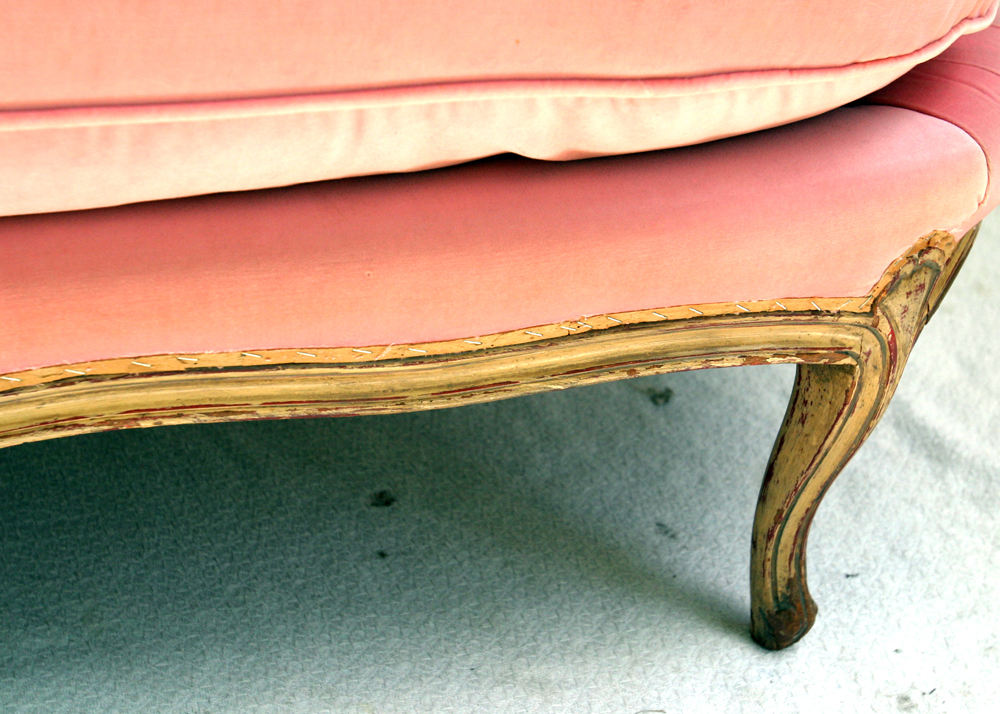 Vintage French Provincial Settee