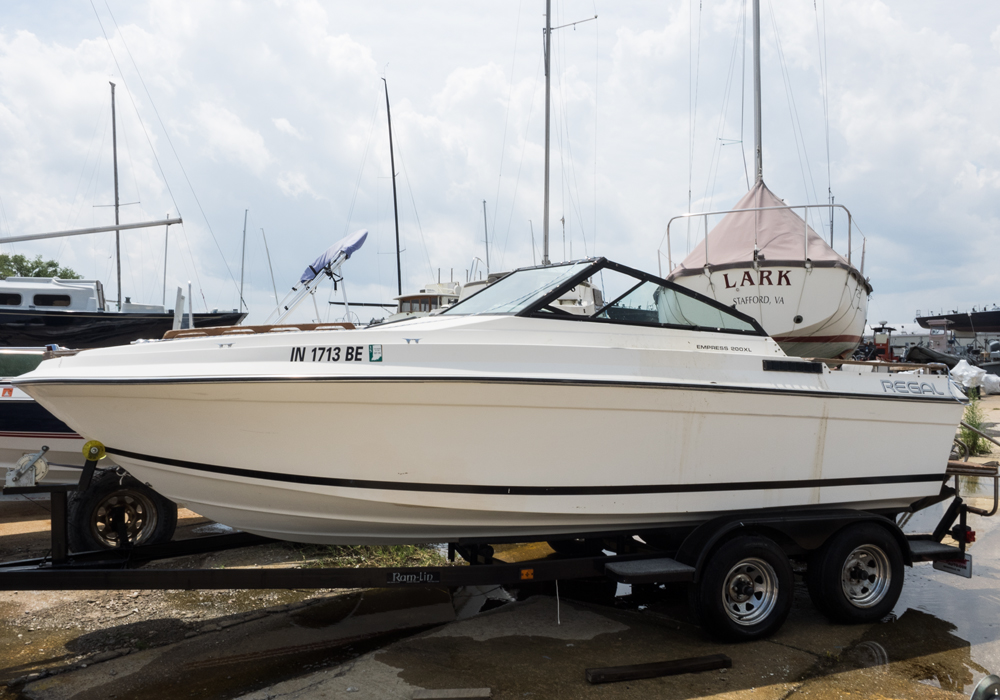 1988 Regal 19 Foot Empress 200XL and RamLin Trailer