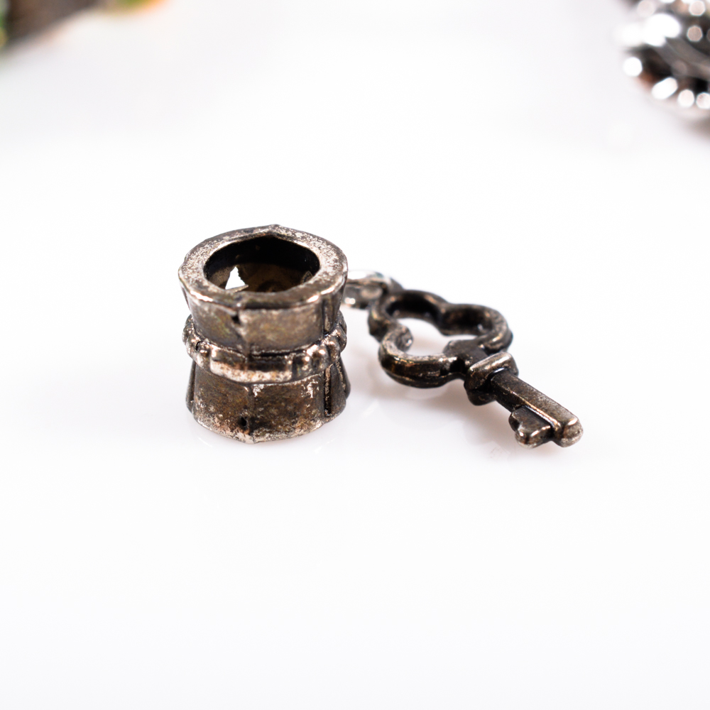 Pair of Pandora Bracelets with European Charms