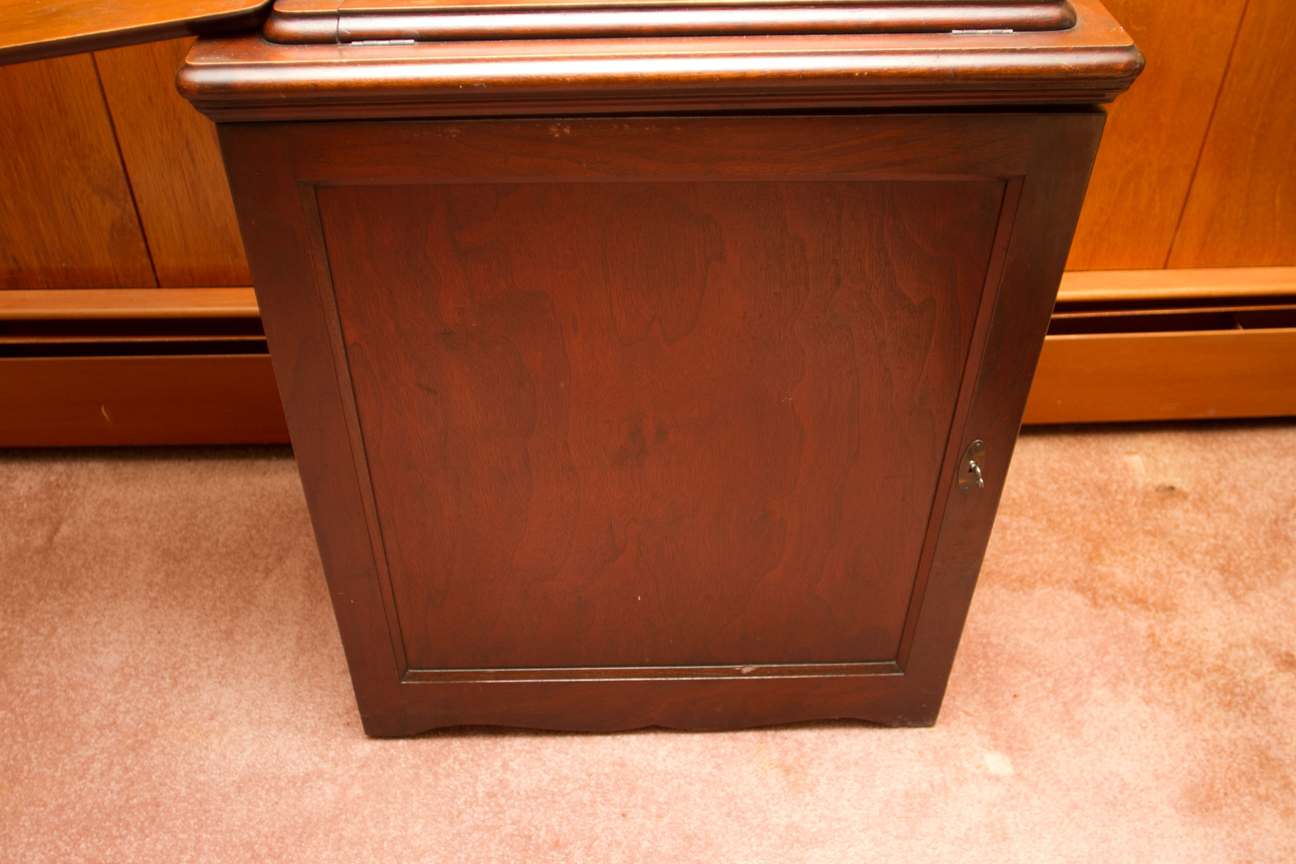 Vintage Singer Sewing Machine and Cabinet