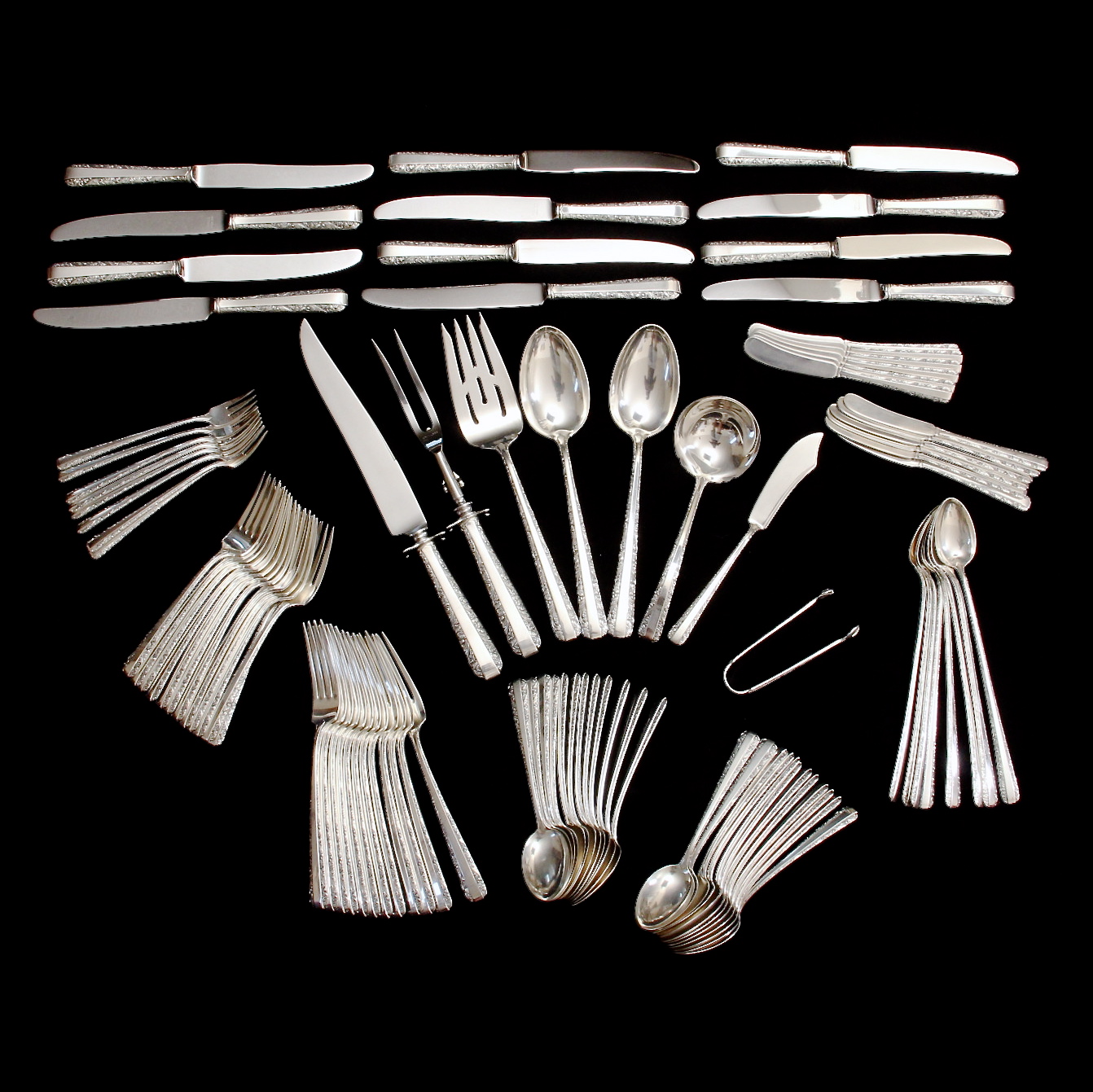 Collection of Towle "Candlelight" Sterling Silver Flatware
