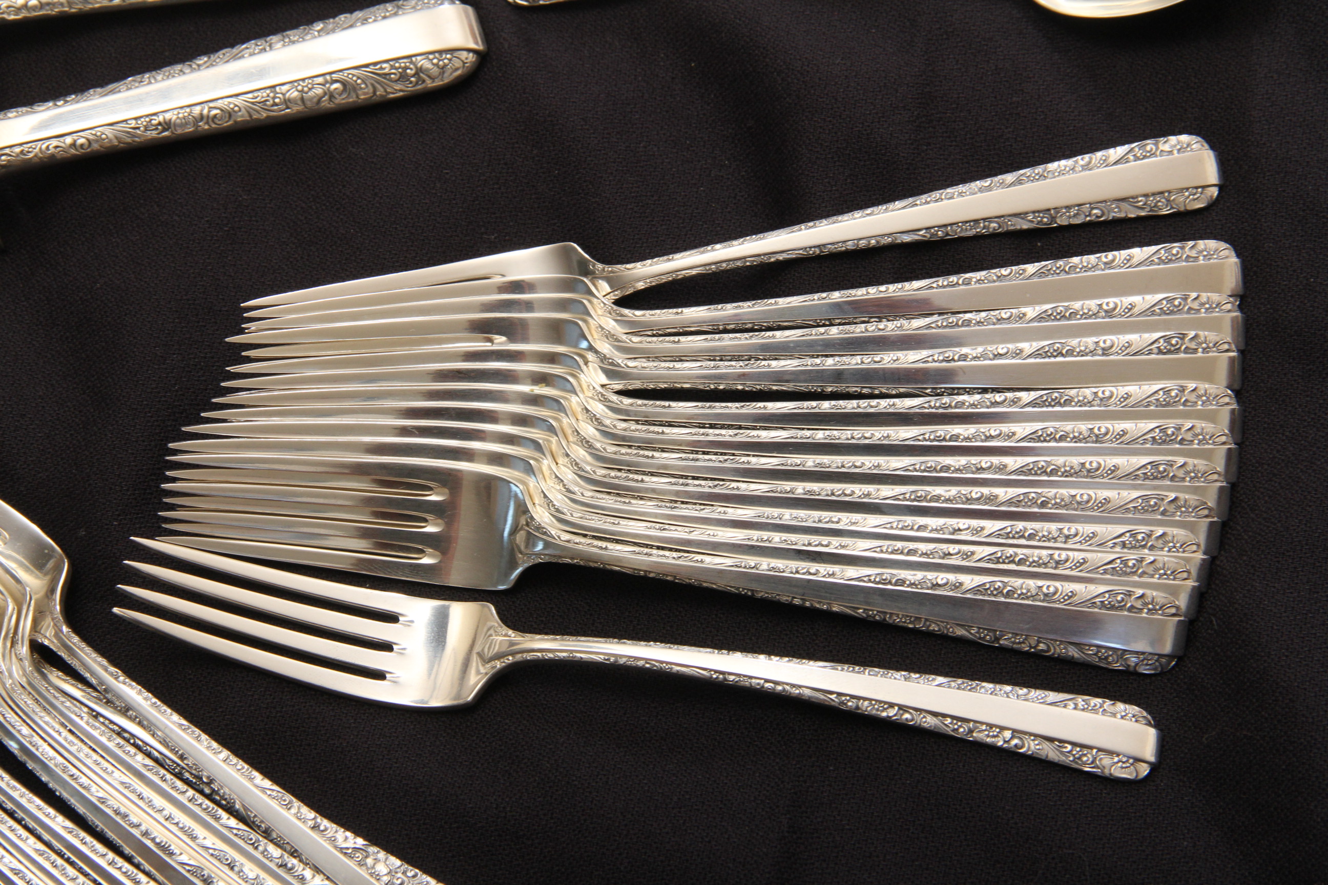 Collection of Towle "Candlelight" Sterling Silver Flatware