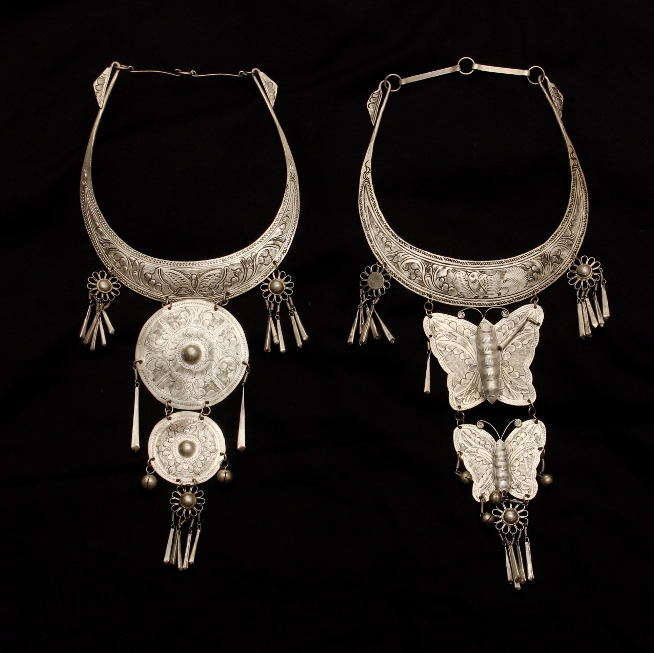 Pair of Hmong Wedding Necklaces